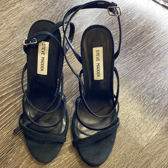 Suede strappy sandals - Picture 6 of 7